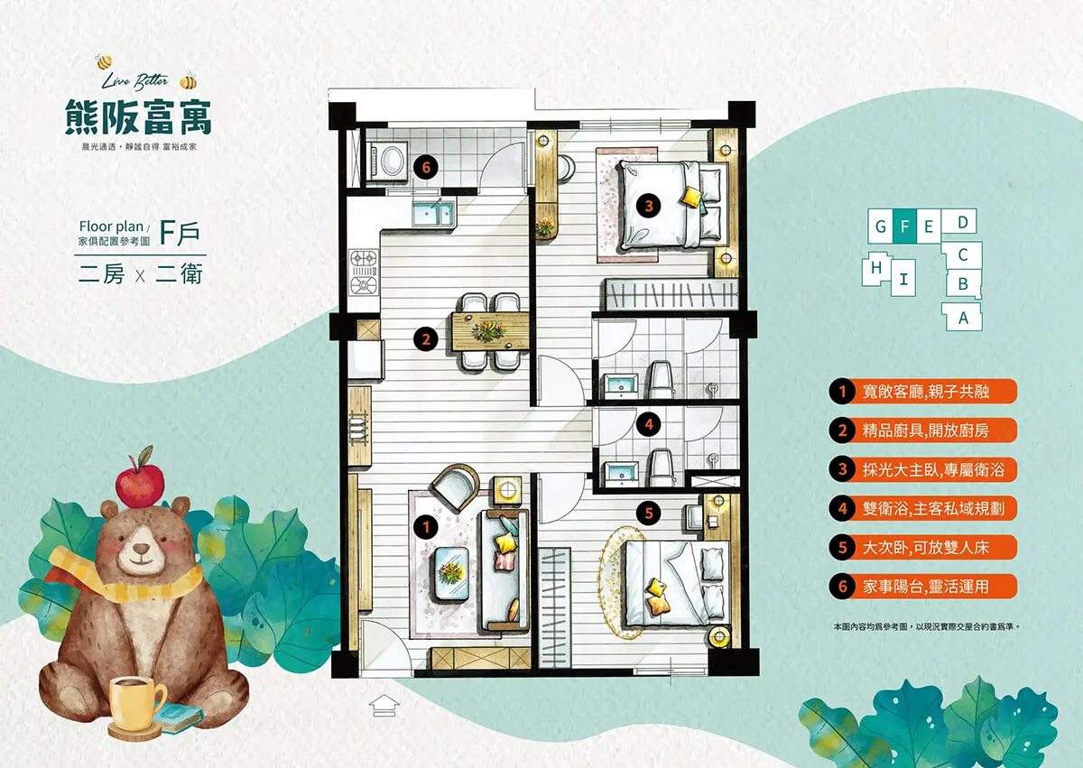 熊阪富寓格局圖 1